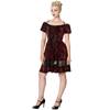 Banned - DARING UNTIL DAWN Robe courte - Bordeaux rouge/Rouge Product image